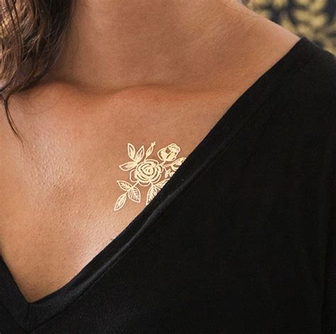 How to Apply Gold Temporary Tattoos