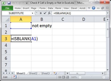 How to Check if a Cell is Not Blank in Excel