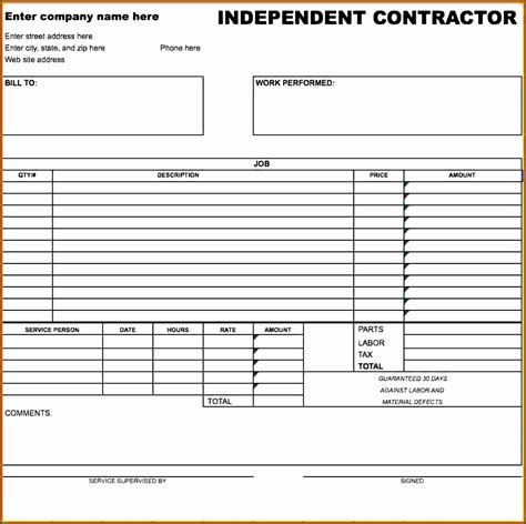 How to Create a 1099 Invoice Template