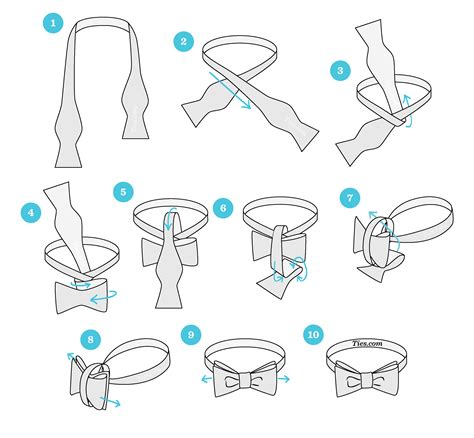 A step-by-step guide to making a bow tie