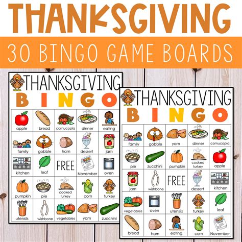 How to Play Thanksgiving Bingo