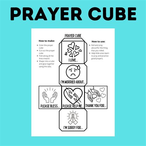 How to Use a Prayer Cube