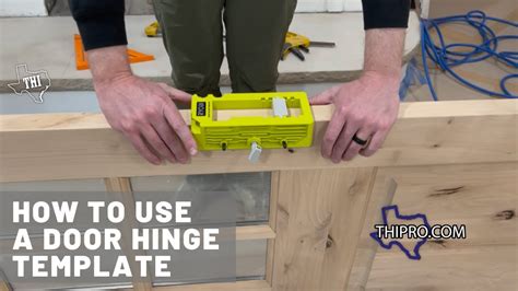 How to Use an Easy Door Hinge Template