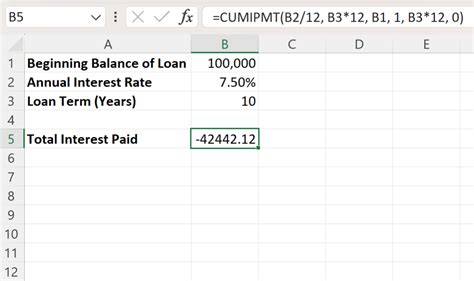 How to Use Excel to Calculate Total Interest