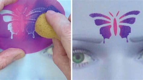 How to use face paint stencils