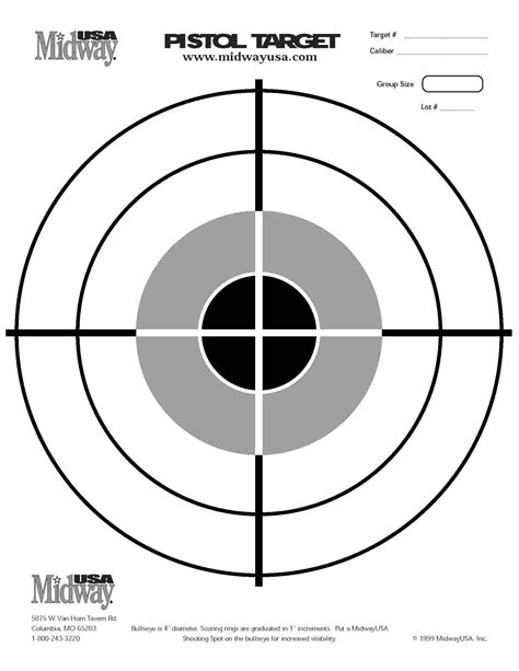 How to use pistol target printables effectively