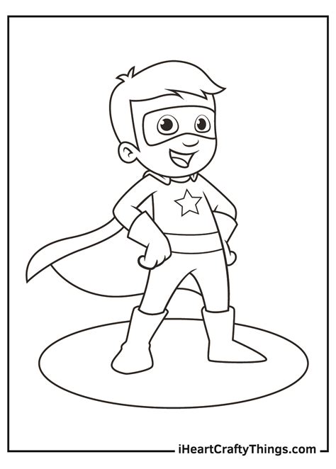 How to Use Superhero Coloring Pages