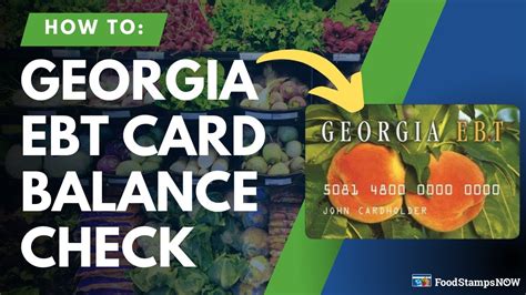 How to Use Your EBT Card in Tucker GA