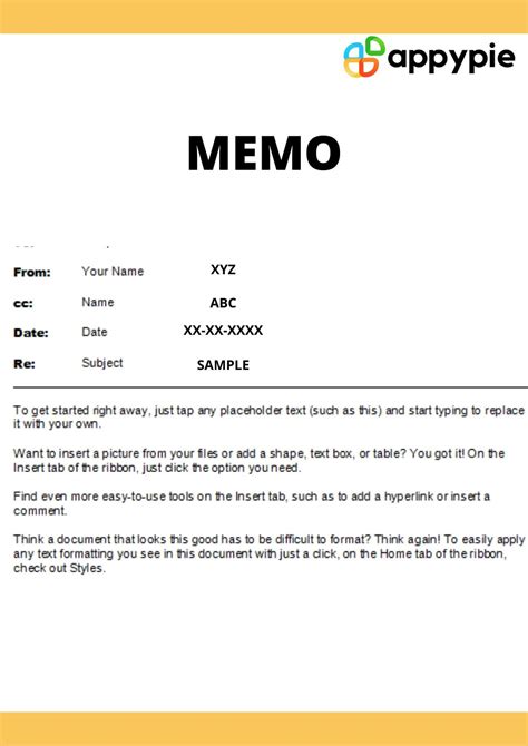 How to Write a Memo