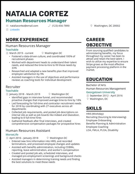 Benefits of using HR resume templates