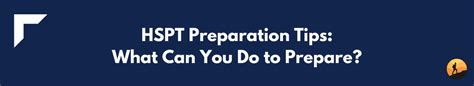 HSPT Preparation Tips