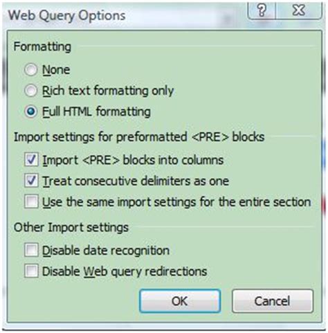 HTML Table to Excel Tips