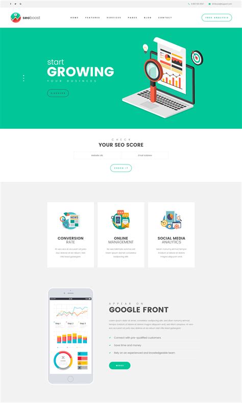 SEO-optimized HTML template example