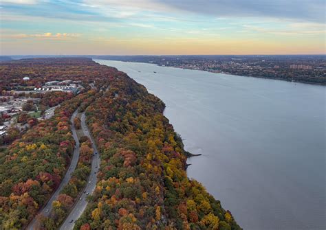 Hudson River Views from Aloft at The Battery