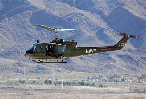 Huey Helicopter in Flight