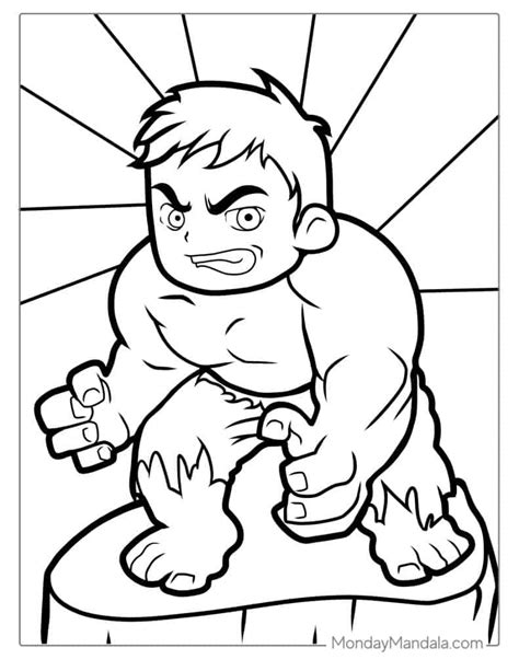 Hulk Coloring Page