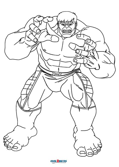 Hulk Coloring Pages