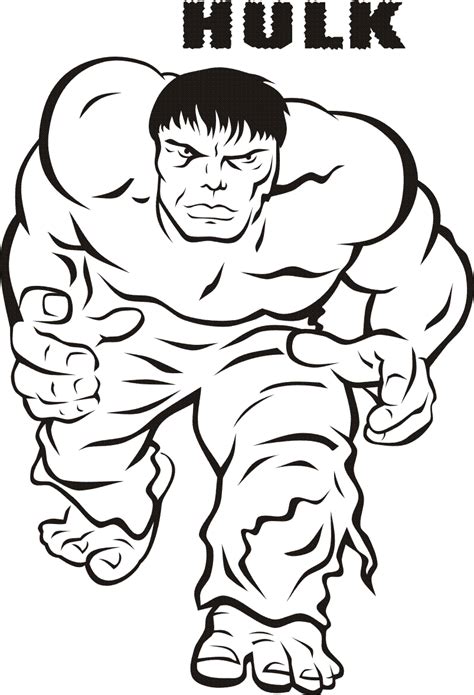 Hulk Coloring Pages Image 2