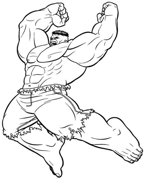 Hulk Coloring Pages Image 9