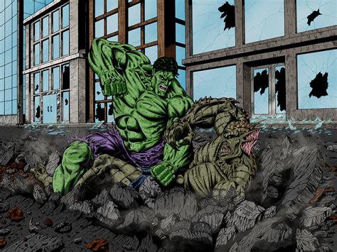 Hulk vs. Abomination coloring page