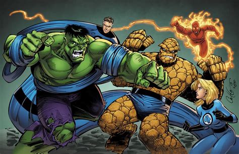 Hulk vs Fantastic Four