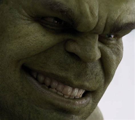 Hulk with big smile