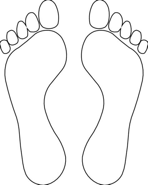 Human Footprint Template Image 10