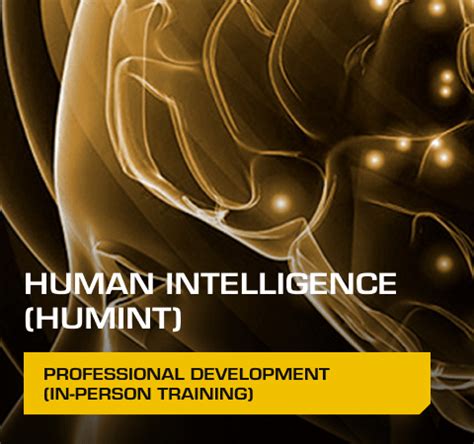 Human Intelligence Specialists Qualification