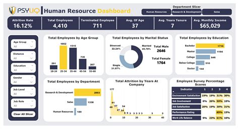 Human Resources Dashboard