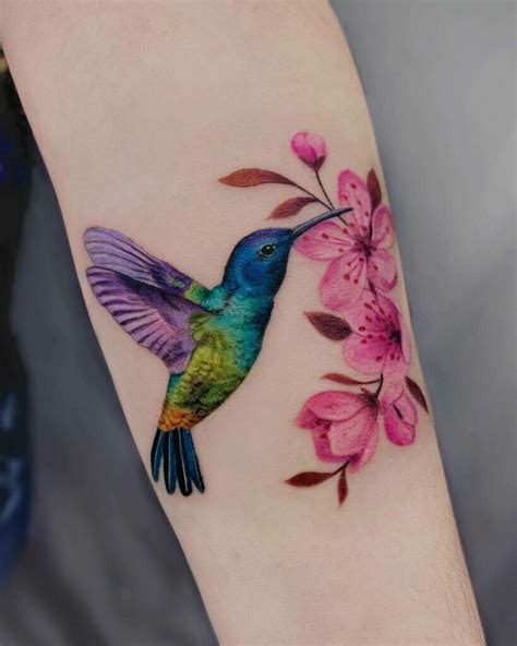 Hummingbird Tattoo Design 10