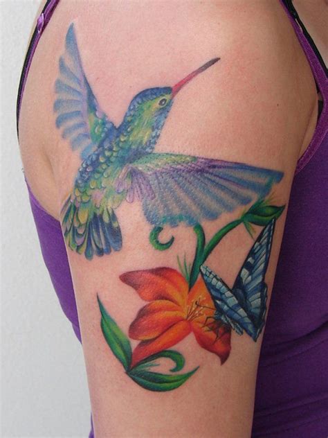 Hummingbird Tattoo Design 3