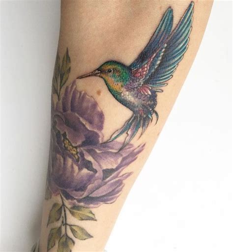 Hummingbird Tattoo Design 6