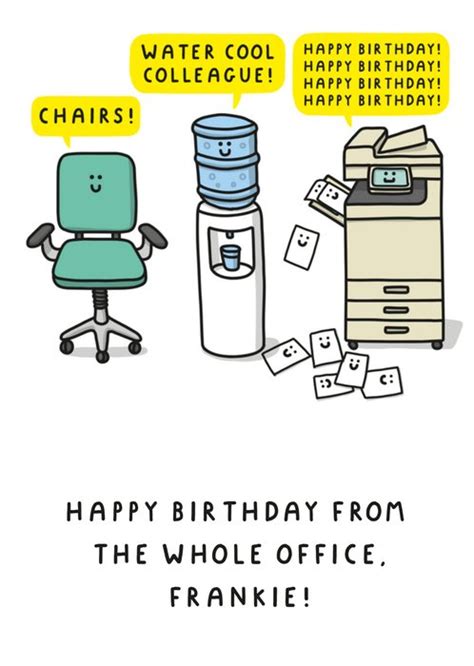 Humorous Birthday Cards for Colleagues