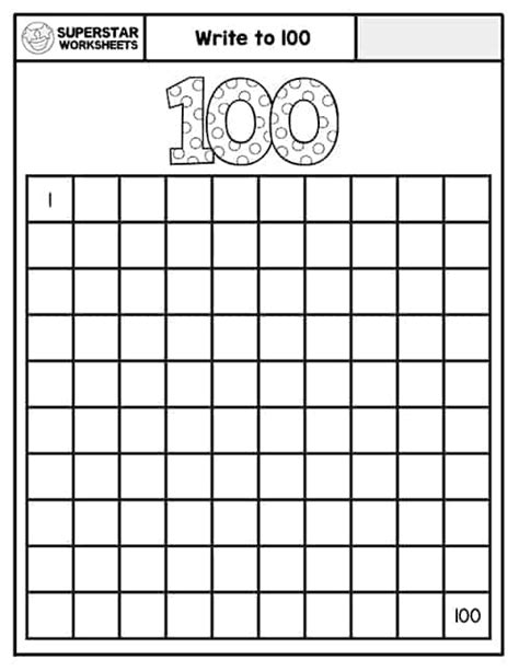 Hundreds chart worksheets