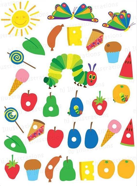 Hungry Caterpillar Food Printable Fun For Kids