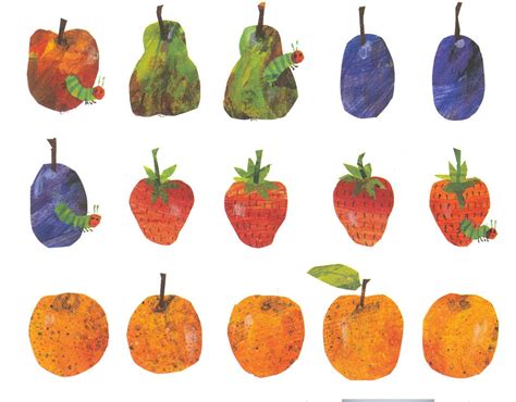 Hungry Caterpillar Fruit Printables for Kids