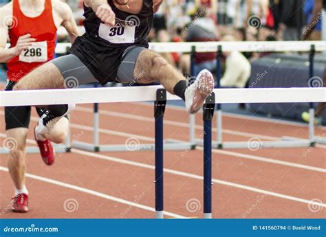 A hurdle competition