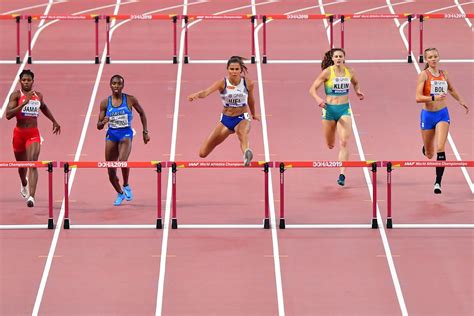 A hurdle race