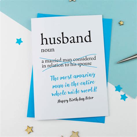 Free Printable Birthday Card Ideas for Husband