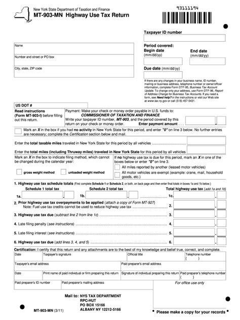 Hut Tax Forms