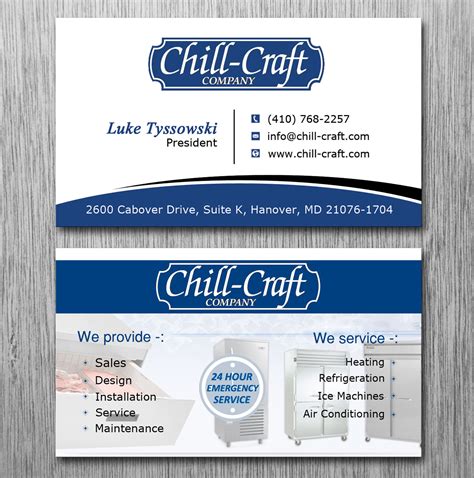 HVAC Service Business Card