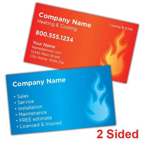 HVAC Technician Business Card