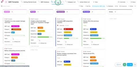 Hybrid QBR Template for Google Slides