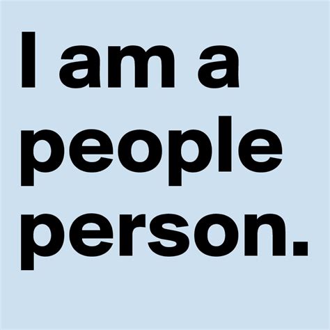 I'm a People Person Meme