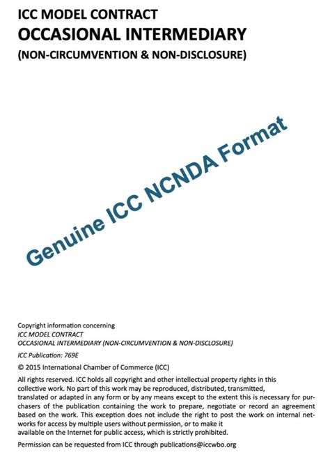 ICC NCNDA Template 3