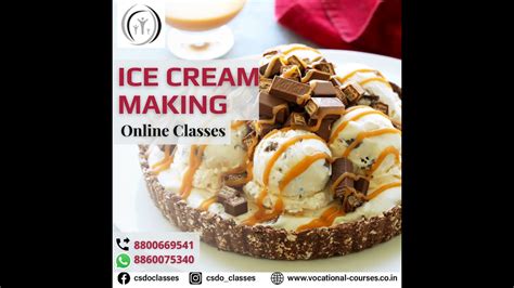 Ice cream making class flyer template