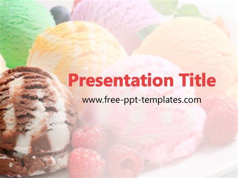 Ice Cream PowerPoint Template 1