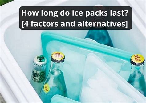 Ice pack alternatives