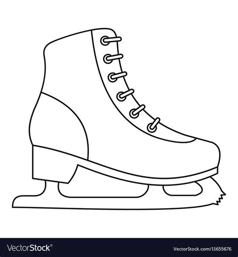 Colorful Ice Skate Templates