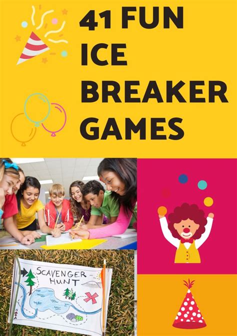 Icebreaker Games for classrooms